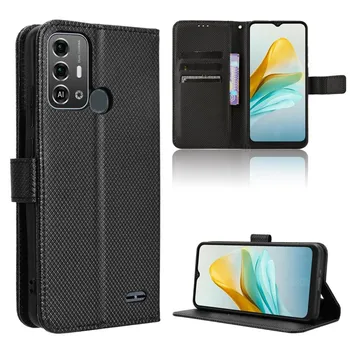 Магнитный флип-кожаный чехол для телефона для ZTE BLADE A53 Pro A33S A34 V50, кошелек, держатель для карт, чехол-подставка для телефона, сумка BLADE A53 PRO синий