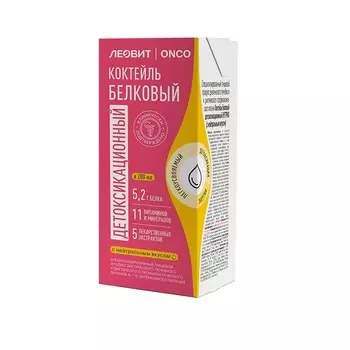 Леовит Онко Коктейль белковый детоксикационный Нейтральный вкус 200 мл