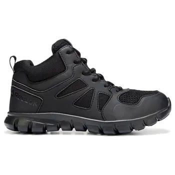 Ботинки тактические средней высоты Sublite cushion Reebok Duty, black leather