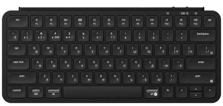 Клавиатура Wireless Keychron B1 Pro B1P-K9 ультратонкая, 77 клавиш, ножничные переключатели, цвет Deep Black