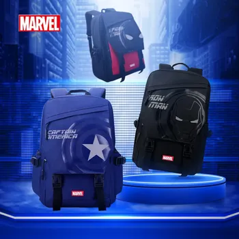 Большой Вместительный рюкзак с героями Marvel, аниме Аватара Человека-паука/Железного человека, рюкзак для студентов, школьная сумка, повседневный рюкзак