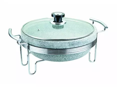 Мармит круглый с контейнером из мрамора Stahlberg 5772-S