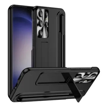 Покрытие S Pen Holder Чехол-подставка для Samsung Galaxy S23 Ultra S 23 Plus 5g Аксессуары для телефонов Samsung S23 Ultra Cover for Galaxy S23 ultra