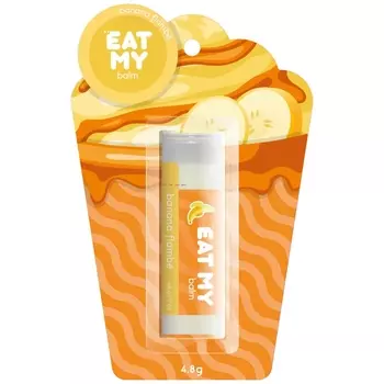 Eat My Бальзам для губ "Банана фламбе", 4,8 г (Eat My, Для губ)