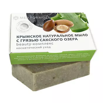 Дом природы Мыло "Beauty-комплекс" на основе грязи Сакского озера, 100 г (Дом природы, )