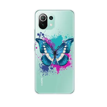 Beautiful Butterfly Soft Silicone Cover For Xiaomi Mi Note 11 11i 10i 10T 10 9T 9 SE Lite Pro Ultra Phone Case Xiaomi 9 Lite