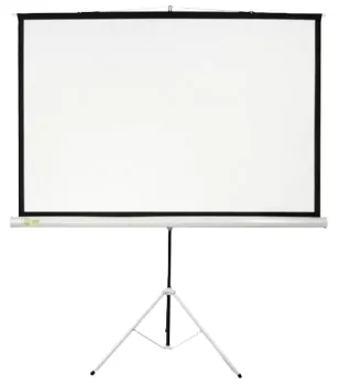 Экран Cactus CS-PST-150X150 Triscreen 1:1 напольный рулонный белый