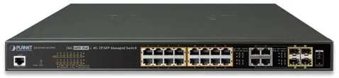 Коммутатор PoE Planet GS-4210-24UP4C управляемый, 24-порта Gigabit с поддержкой Ultra PoE+4-порта Gi