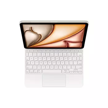 Клавиатура Apple Magic Keyboard with Trackpad для iPad Air 13 (2025) русская раскладка (белый) (MDFW4)