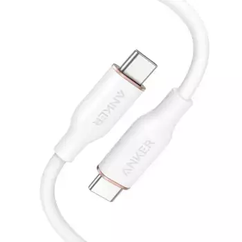 Кабель Anker PowerLine III Flow Type-C/Type-C 240W 180см (белый) (А8553)