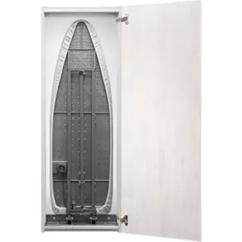 Встроенная гладильная доска Shelf.On Iron Slim Eco (Айрон Слим Эко) распашная беленый дуб право