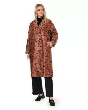 Lia Berti Пальто, р. 50, цвет Коричневый