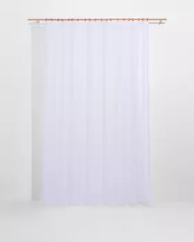 Mikronesse Структурный шифоновый тюль "Рахат Лукум" 300*270, р. 300х270, цвет Белый