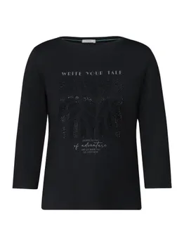 Лонгслив Cecil Langarmshirt, черный