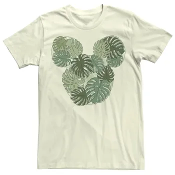 Мужская футболка Disney Mickey & Friends Mickey Monstera Plant Fill Licensed Character