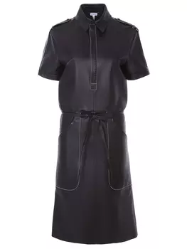 Платье кожаное LOEWE