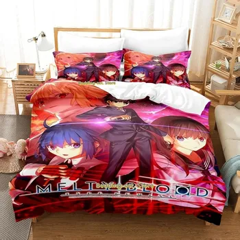Melty Blood Neco Arc Комплект постельного белья Single Twin Full Queen King Size Комплект постельного белья для взрослых и детей, комплект пододеяльников, комплект простыней в стиле аниме 70x133cm 2pcs