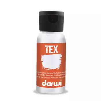 DA0100050 Краска для ткани Darwi TEX, 50 мл (007 белый укрывистый)