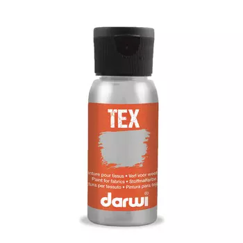 DA0100050 Краска для ткани Darwi TEX, 50 мл (080 серебро)