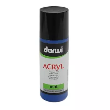 DA0200080 Акриловая краска Mat, матовая, 80 мл, Darwi (261 яр.синий)