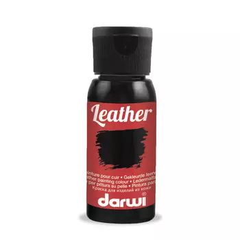 DA0420050 Краска для кожи Darwi LEATHER, 50мл (100 черный)