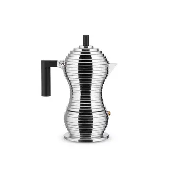 Alessi Кофеварка индукционная 0,15 л металлик Pulcina Alessi