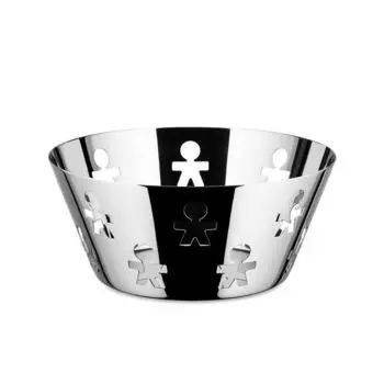 Alessi Миска 20,5х8,8х20,5 см металлик Girotondo Alessi