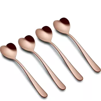Alessi Набор из 4 чайных ложек золотисто-розовых Ammi08 Alessi