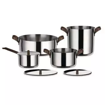 Alessi Набор кастрюль с крышками 4 предмета Edo Alessi