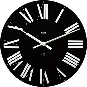 Alessi Настенные часы черный 36 см Firenze Alessi