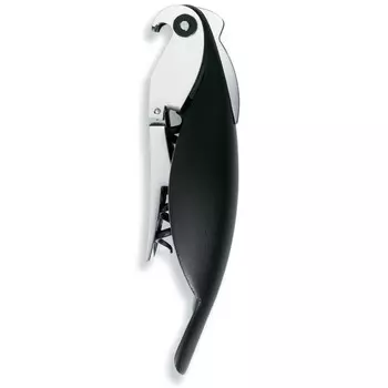 Alessi Штопор 2,5x13x3 см черный Parrot Alessi