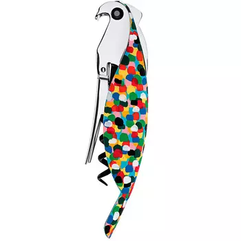 Alessi Штопор 2,5x13x3 см мульти Parrot Alessi