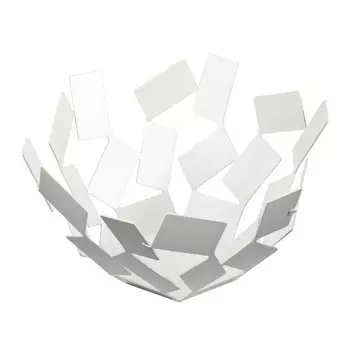 Alessi Ваза для фруктов 27,3х13х27,3 см белая Scirocco Alessi