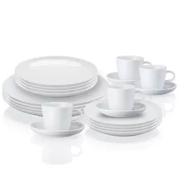 Arzberg Столовый сервиз семейный 20 предметов, белый Cucina Arzberg