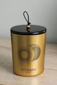 Аромасвеча Деко Золотая ваниль 180 г Esteban