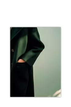 Авторский постер Зеленое пальто Gallery 5