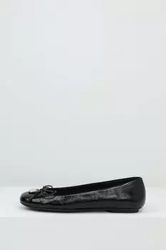 Балетки кожаные с декором Furla