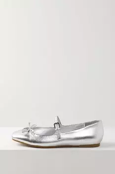 Балетки кожаные с ремешком Guess