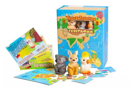 Игра настольная – Увлекательная география. 4 вида