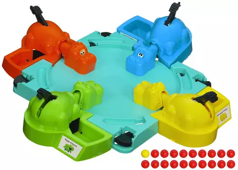 Hasbro Games. Настольная игра - Голодные бегемотики
