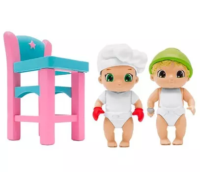 Игровой набор Бэби Секрет - Набор с детским стульчиком, 6 см