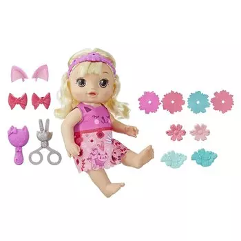 Игровой набор Baby Alive - Малышка у парикмахера - Блондинка