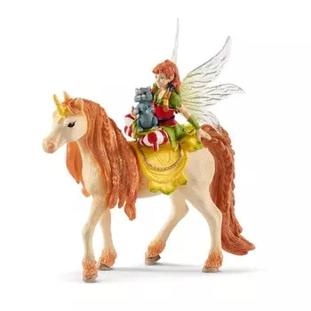 Игровой набор Bayala - Фея Марвин с блестящим единорогом