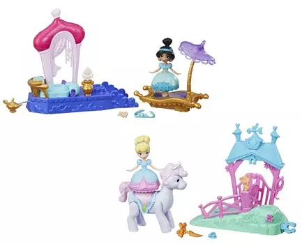 Игровой набор Disney Princess - Фигурка и транспорт, Жасмин, Золушка