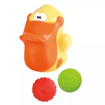 Игровой набор для ванной - Пеликан с мячами