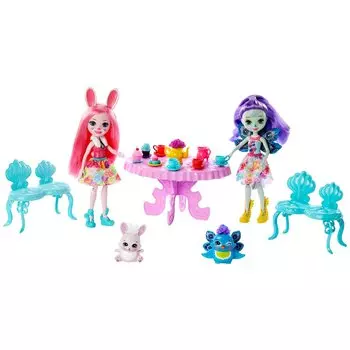 Игровой набор Enchantimals - Чаепитие Пэттер Павлины и Бри Кроли