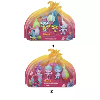 Игровой набор из 4 фигурок героев - Тролли
