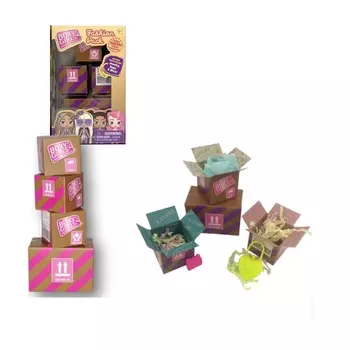 Игровой набор из 4 посылок с сюрпризами для кукол Boxy Girls