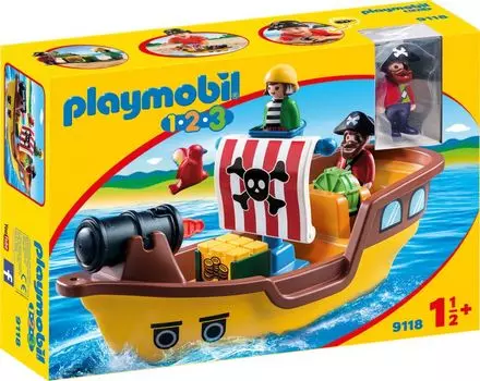 Игровой набор из серии 1.2.3. - Пиратский корабль