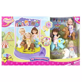 Игровой набор из серии Карусель, с куколкой 10 см.